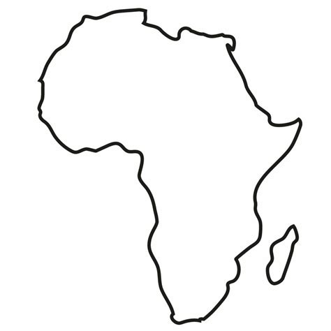 Get Your Free Printable Blank Map of Africa PDF! - Printables for Everyone
