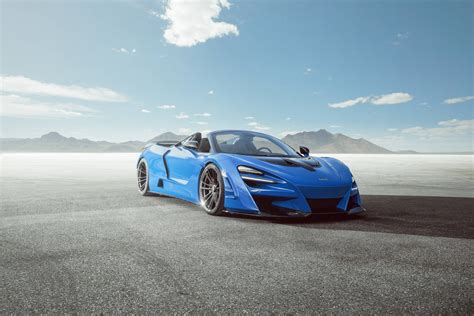 Download Sleek Blue McLaren 720s 4k Wallpaper | Wallpapers.com