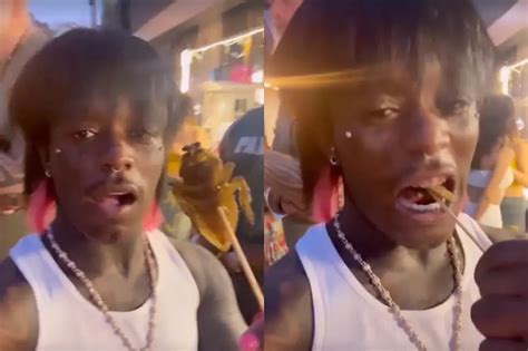 Lil Uzi Vert Eats Cockroach in Thailand - Watch