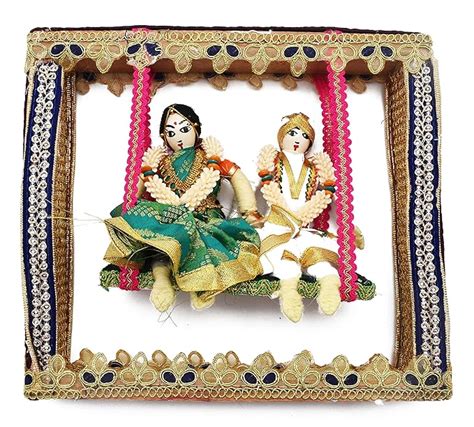 Justhandmade Woolen Traditional Handicraft Marriage Unjal Set | Pelli ...