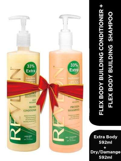 Revlon Flex Body Building Conditioner and Protein Shampoo Combo ...
