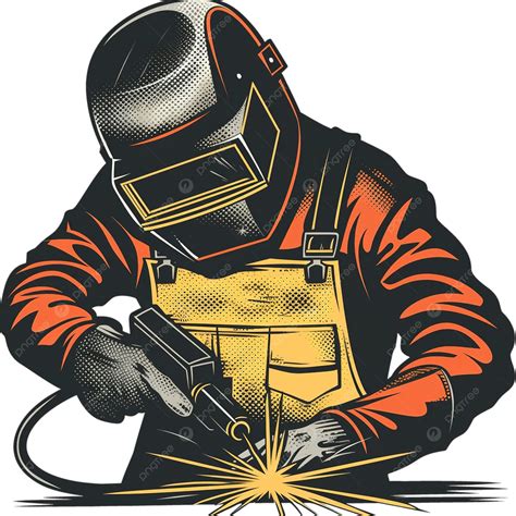 Desenhos De Soldador Design PNG E SVG De Ilustração De Um Soldador