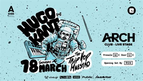 HUGO KANT [FR] Live in Athens, Arch Club Live Stage, Athens, 18 March ...