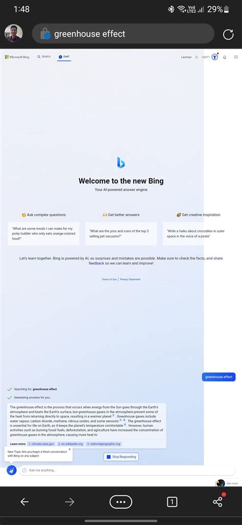 Chat with Bing Bot 的图像结果