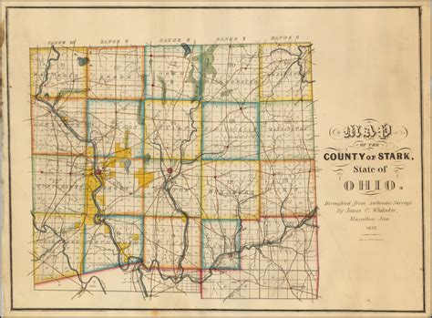 Historic Maps Of Stark County Ohio | Maps Of Ohio