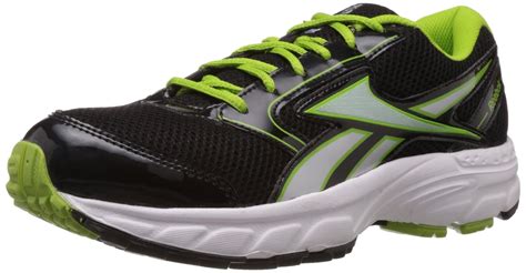 Buy Reebok Men's Speed Runner LP Vivid Lime, Black and White Mesh ...
