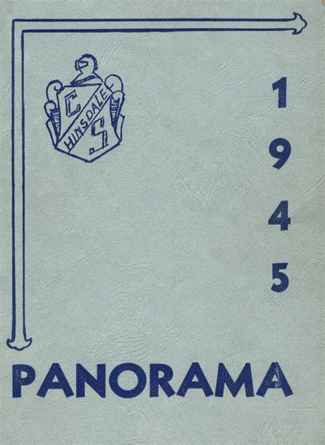 1945 yearbook from Hinsdale Central High School from Hinsdale, New York ...