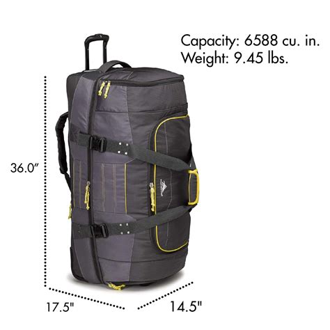 High Sierra Ultimate Access 2.0 Drop Bottom 26" 2-Wheel Wheeled Duffel – Luggage Online