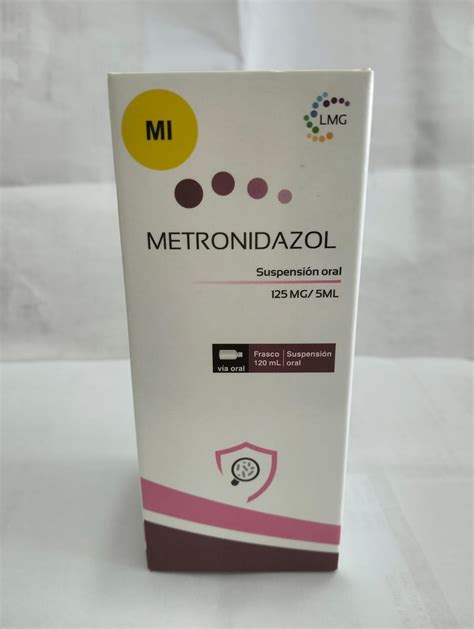 Metronidazol 125mg suspension (1 frasco) - Tienda online con envíos a ...