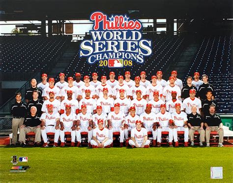 Philadelphia Phillies 2008 World Series Champions 2008 Team Photo Post ...