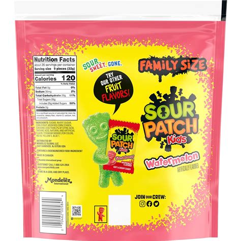 SourPatchKids Sour Patch Kids Watermelon Soft & Chewy Candy - India | Ubuy