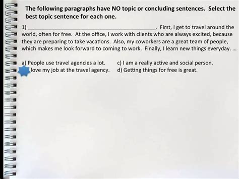 Image result for Structured Paragraph Examples