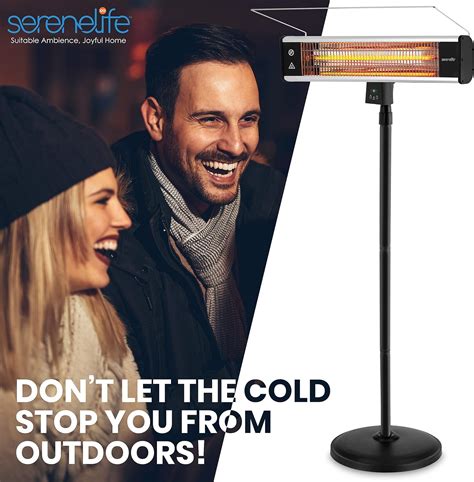 Buy Infrared Outdoor Electric Space Heater - 1500 Watt Portable Fast ...