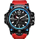 Buy V2A Analogue - Digital Men's Watch (Black Dial Green Colored Strap ...