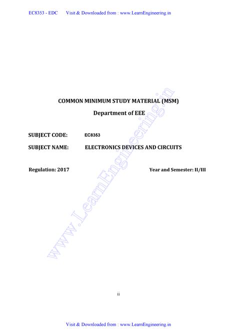 EC8353-EDC-by www - NOTES - ENGINEERING COLLEGES 2017 – 18 ODD Semester ...
