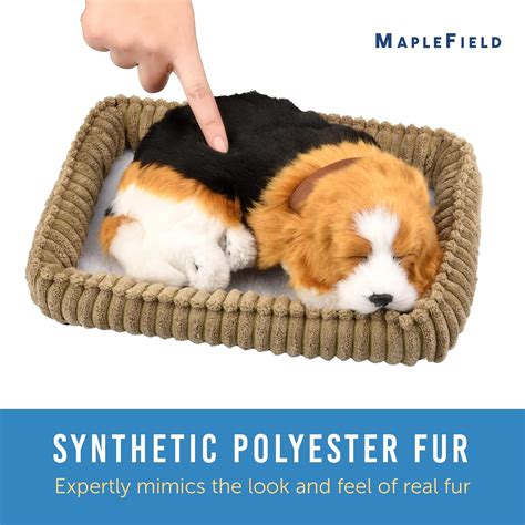 Buy Maplefield Breathing Stuffed Animal Doll - Interactive Lifelike ...