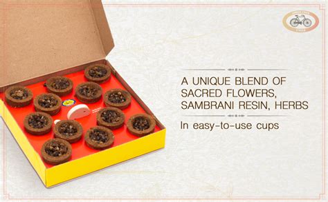 Cycle Pure Pushkarini Sambrani Dhoop Cups for Pooja (48 pcs) | Havan ...