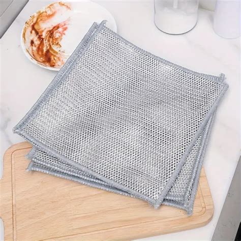 Drake Multipurpose Wire Dishwashing Rags for Wet and Dry Non-Scratch ...