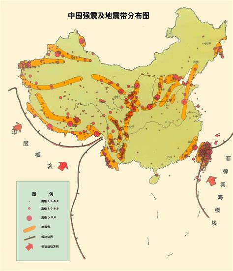 中国地震带分布图（地震带是怎么形成的） - 科猫网