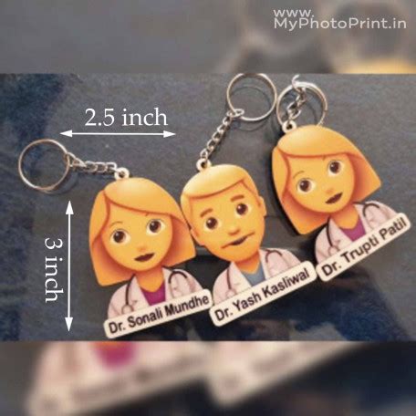 Customized character keychain