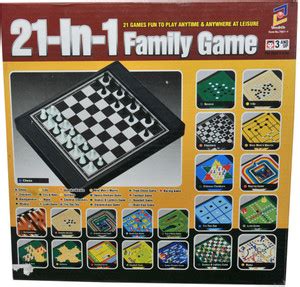 Happy Kidz 21-in-1 Family Board Games Strategy & War Board Game - 21-in ...