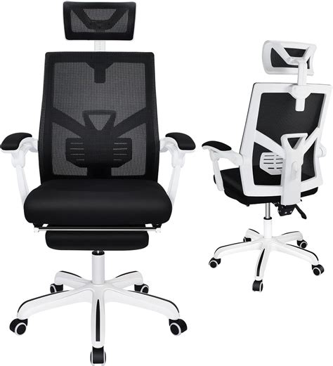 Buy Ergonomic Office Chair, Reclining Chair with Foot Rest, Adjustable ...