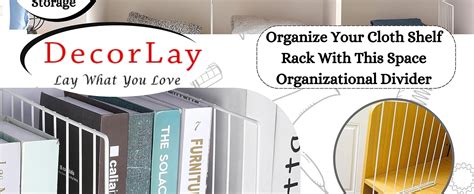 Decorlay Iron Wardrobe Organiser Partitions / Shelf Divider Cloth ...