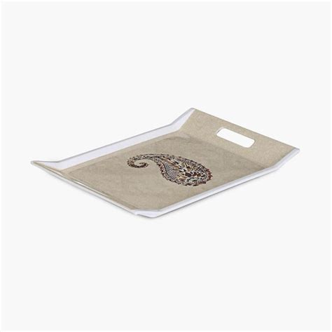 Buy Paisley Print Tray from Home Centre at just INR 449.0