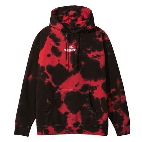 100 Thieves Jam Hoodie Red/Black | Black and red hoodie, Red hoodie ...