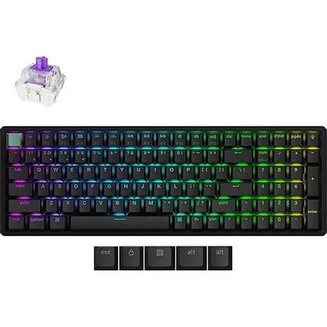 Keychron K4 HE 96% Wireless RGB Hall Effect Keyboard, Gateron Double-R ...