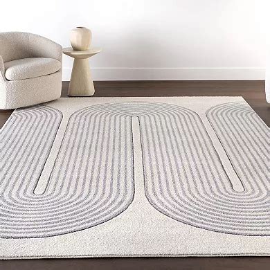 nuLOOM Naya Contemporary Abstract Linework Arches Area Rug