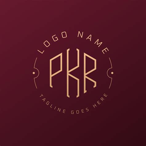 Luxury pkr logo design elegant letter pkr monogram logo minimalist ...