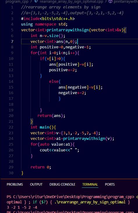 Image result for Rearrange Array Elements by Sign