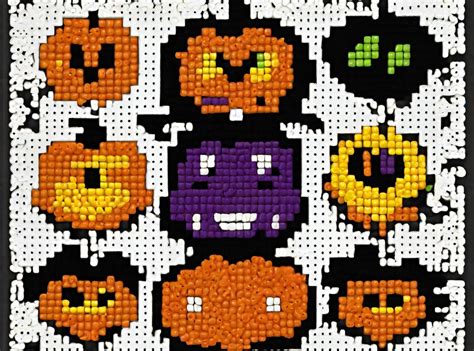 13 Halloween Perler Bead Patterns For Spooky Season - Julie Ann Art