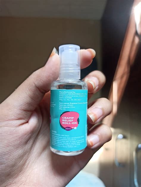 Evereve Menstrual Cramp Relief Oil, 20ml, Roll On for Women & Girls ...