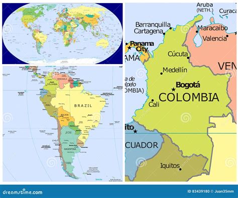 Columbia World Map