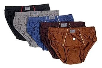 Buy Dixcy Scott Mens Salsa Brief DSSLB-XL(Color-Assorted)(Pack Of 5) at ...