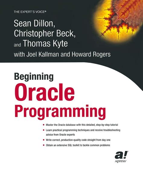 Beginning Oracle Programming : Dillon, Sean, Beck, Christopher, Thomas ...