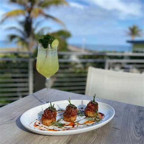 Oceanic menu in Pompano Beach, Florida, USA