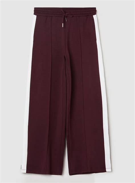 Buy Girls Side Taped Wide Leg Trousers Online at just Rs. 899.0 ...
