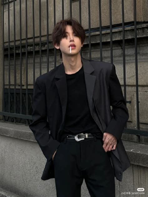 korean black outfit collection for men's | Korean fashion men, Korean ...