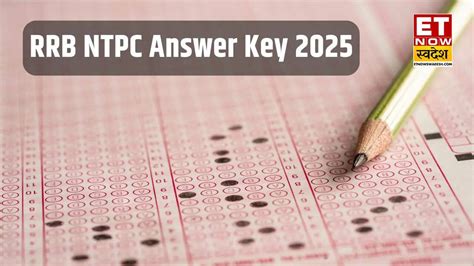 RRB NTPC Answer Key: ग्रेजुएट लेवल आंसर-की जारी, ऐसे करें चेक; ये है ...