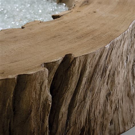 Bryndle Root Fire Pit with Cement & Fiberglass Composite and Lava Rocks