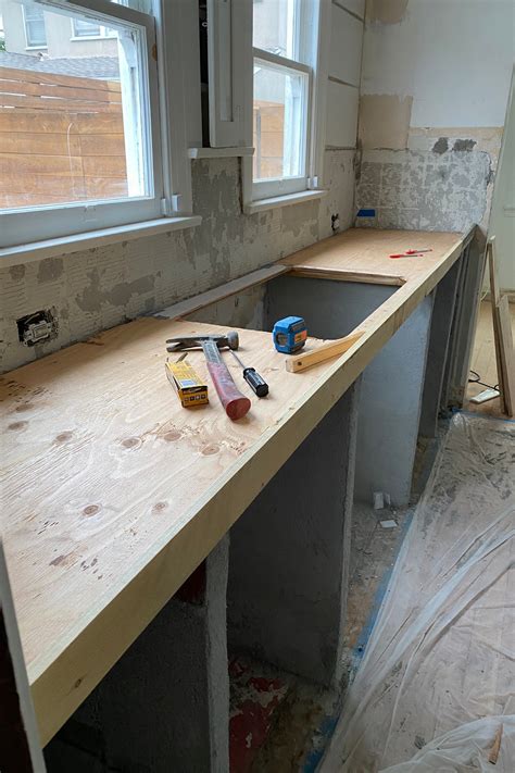 Our Spanish Bungalow Kitchen Reno: Week 4 (Concrete Countertops, Micro ...