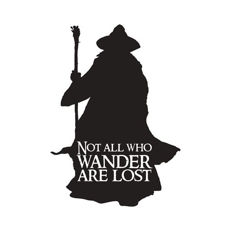 Silueta De Gandalf Gandalf Silhouette Etsy België