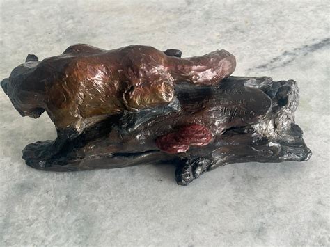 William H Turner, Fox and rabbit 1996 bronze For Sale at 1stDibs