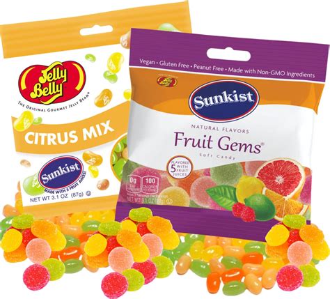 Amazon.com: Jelly Belly Sunkist® Fruit Gems (Individually Wrapped) - 2 ...