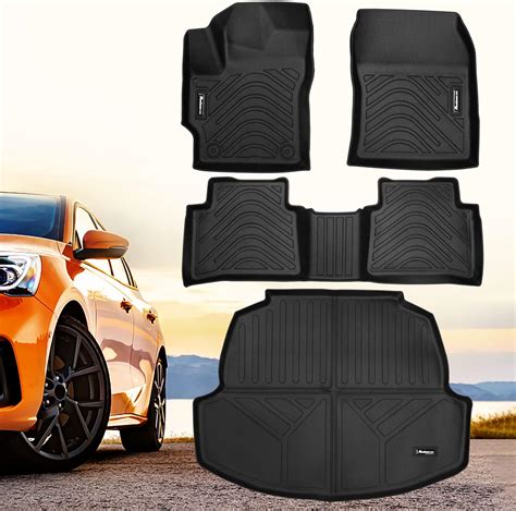 Amazon.com: Floor Mats & Trunk Mat Set Compatible for Toyota Corolla ...