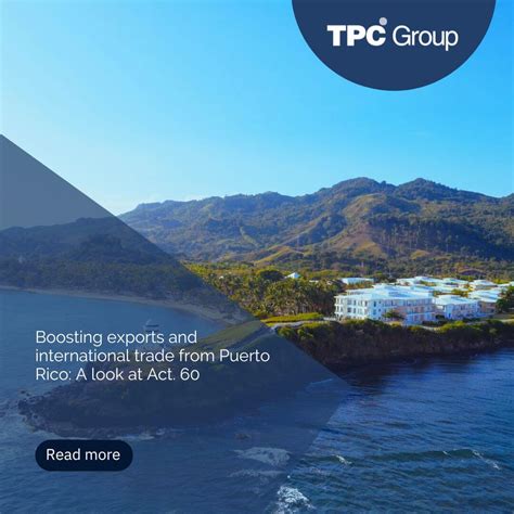 Act. 60: Exports and international trade from Puerto Rico