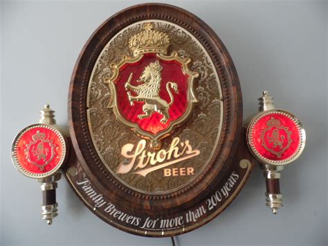Strohs Beer Lighted Bar Sign Beer Light - Etsy | Lighted bar signs, Bar ...